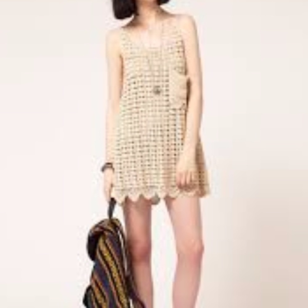 One Teaspoon Canyon Crochet Knit Beach Dress 8 - Picture 3 of 10